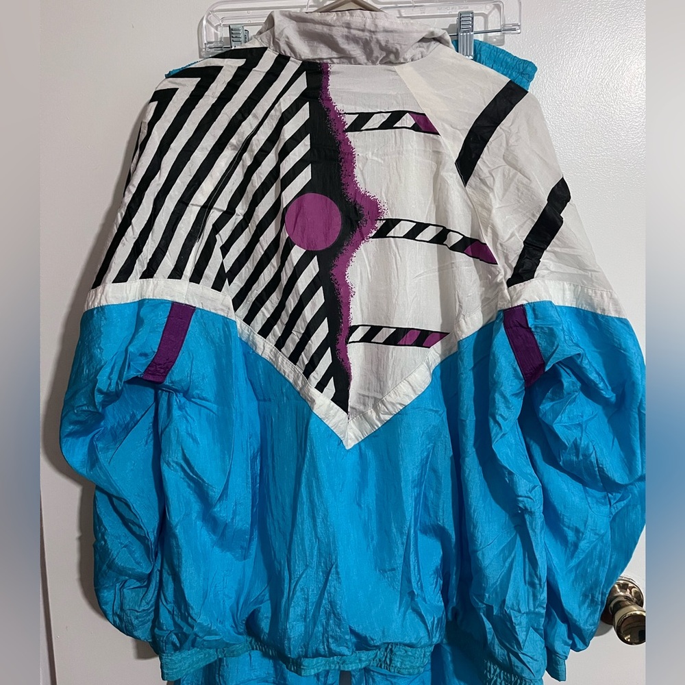Vintage 80’s 90’s Women’s L tracksuit Windbreaker Halloween - Picture 2 of 6